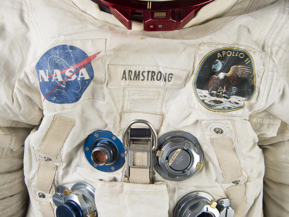 Detail of Armstrong's Suit