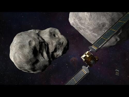 A video about DART, a mission where the question is whether a spacecraft could deflect an asteroid on a collision course of Earth. 